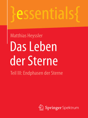 cover image of Das Leben der Sterne, Teil III